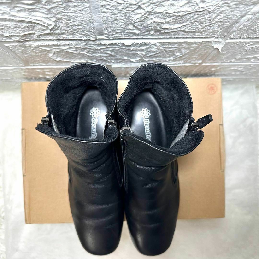 BeauFort ビューフォート 黒 ダブルジップ ショートブーツ 22cm レディースの靴/シューズ(その他)の商品写真