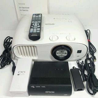 エプソン(EPSON)の【美品】EPSON ホームプロジェクター 3D映像 ドリーミオ ホームシアター(プロジェクター)