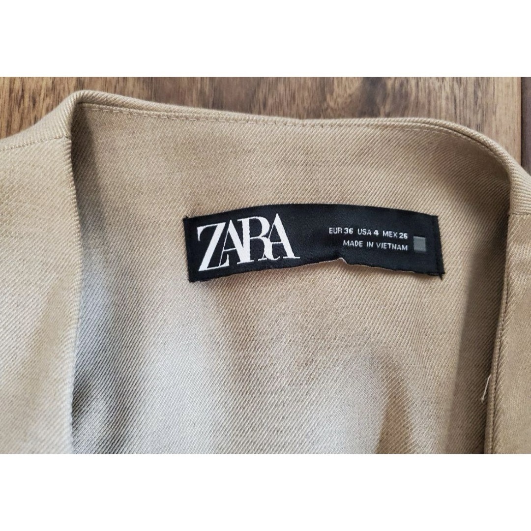 ZARA(ザラ)のZARA ノーカラージャケット レディースのジャケット/アウター(ノーカラージャケット)の商品写真