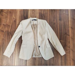 ザラ(ZARA)のZARA ノーカラージャケット(ノーカラージャケット)