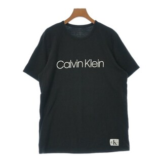 カルバンクライン(Calvin Klein)のCALVIN KLEIN カルバンクライン Tシャツ・カットソー L 黒 【古着】【中古】(カットソー(半袖/袖なし))