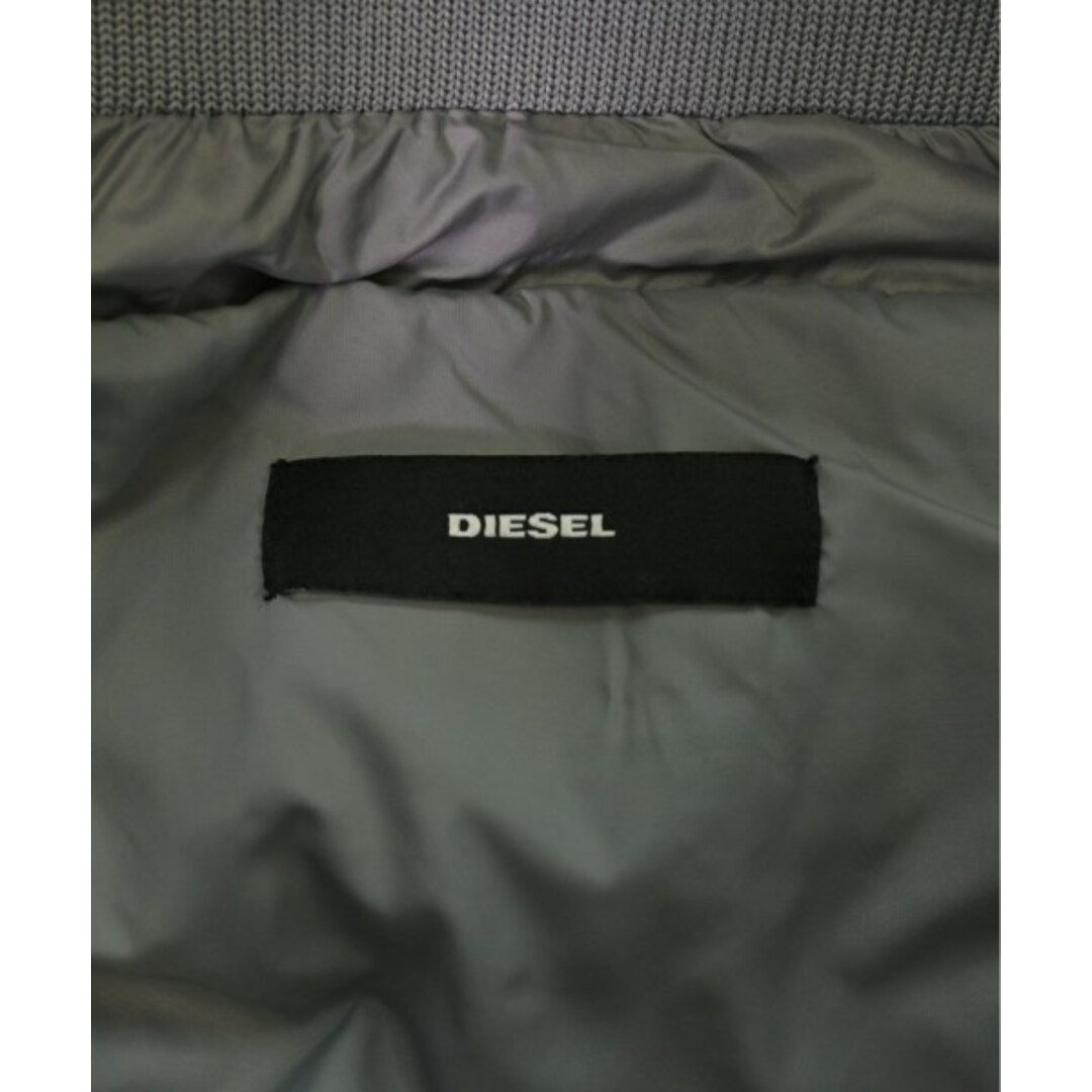 DIESEL(ディーゼル)のDIESEL ディーゼル ダウンコート S グレー 【古着】【中古】 レディースのジャケット/アウター(ダウンコート)の商品写真