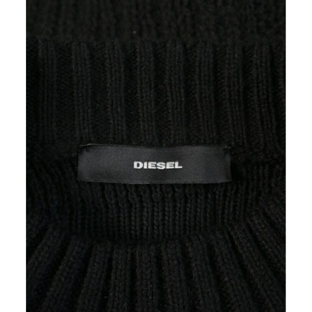 DIESEL(ディーゼル)のDIESEL ディーゼル ニット・セーター XS 黒x緑 【古着】【中古】 レディースのトップス(ニット/セーター)の商品写真