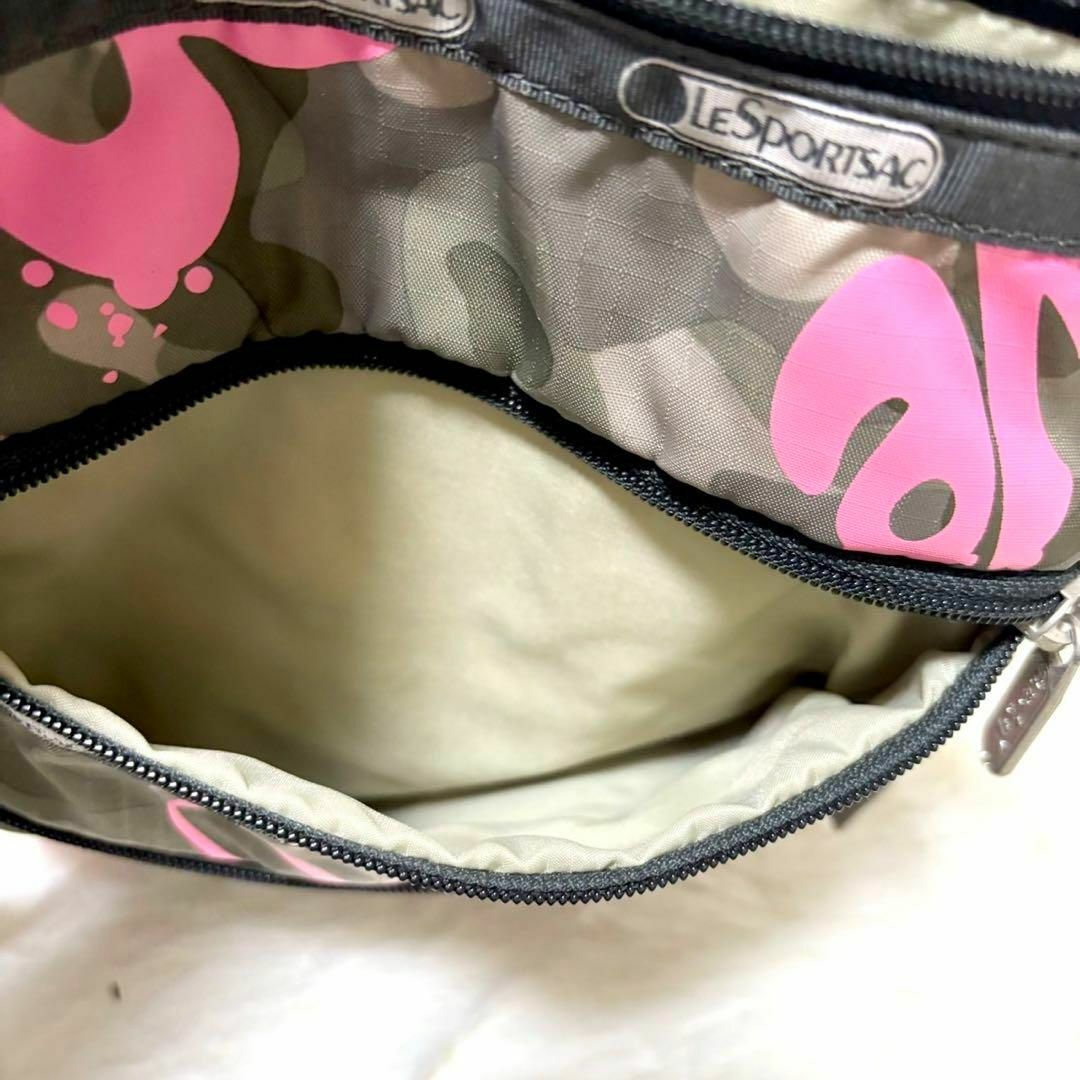 LeSportsac(レスポートサック)の美品★レスポートサック　ショルダーバッグ　ポシェット　迷彩　カモフラ レディースのバッグ(ショルダーバッグ)の商品写真