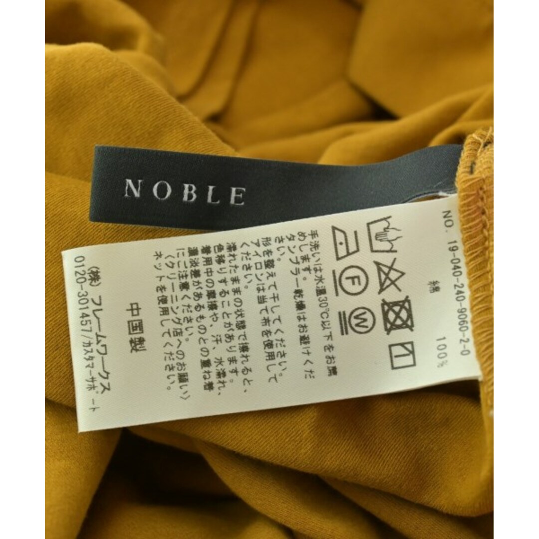 Noble(ノーブル)のNOBLE ノーブル ワンピース F オレンジ 【古着】【中古】 レディースのワンピース(ひざ丈ワンピース)の商品写真