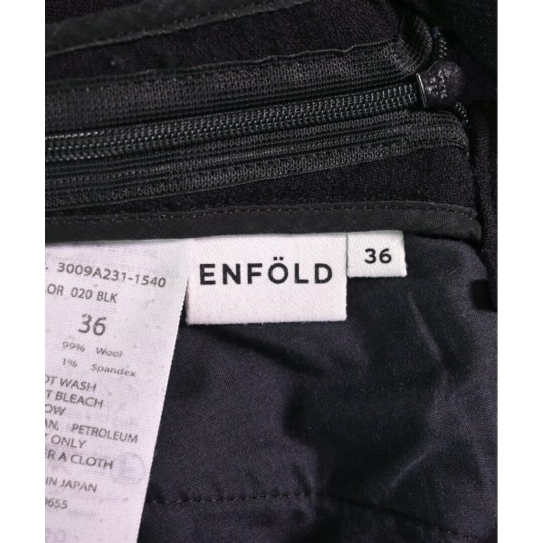 ENFOLD(エンフォルド)のENFOLD エンフォルド パンツ（その他） 36(S位) 黒 【古着】【中古】 レディースのパンツ(その他)の商品写真