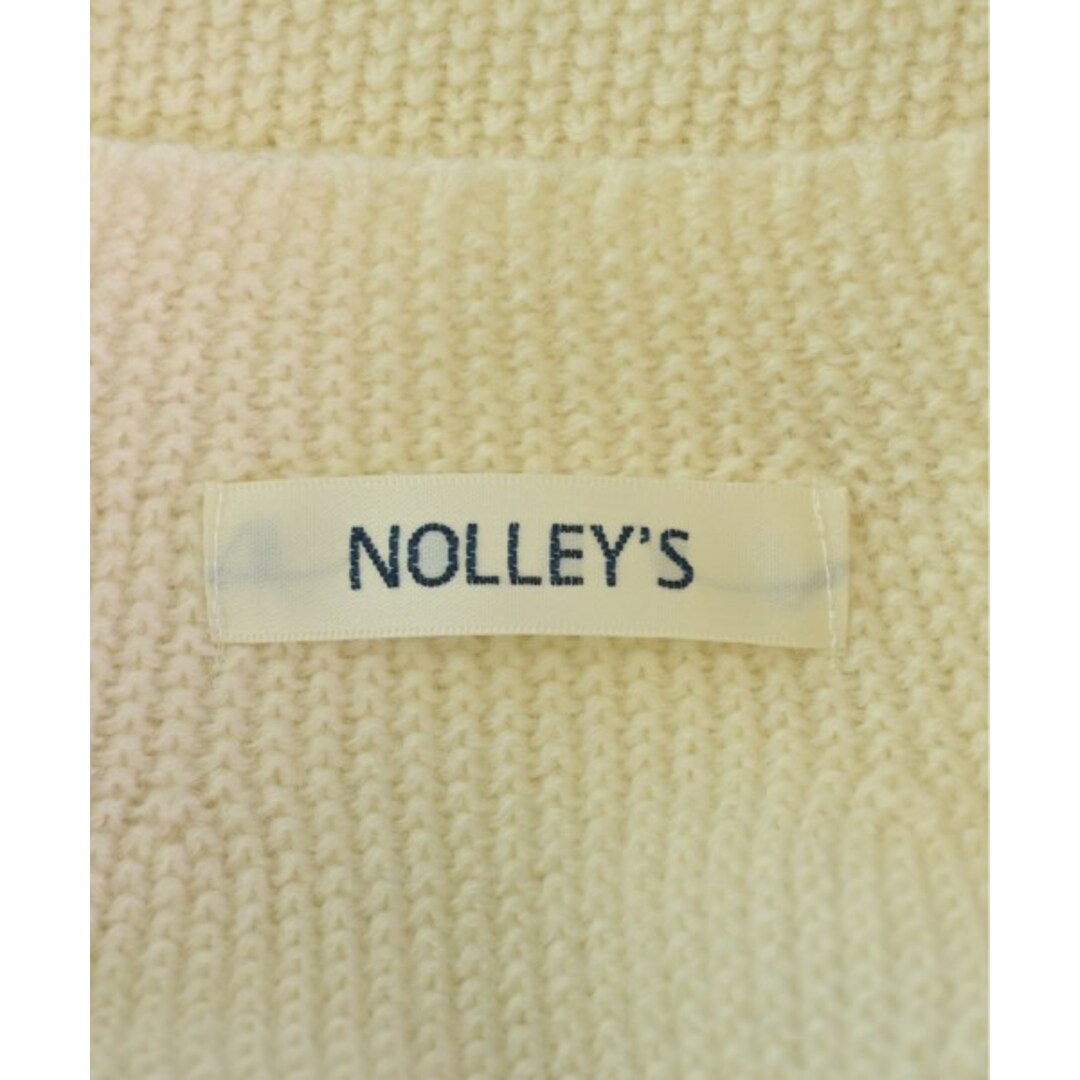 NOLLEY'S(ノーリーズ)のNolley's ノーリーズ ニット・セーター 38(M位) 白系 【古着】【中古】 レディースのトップス(ニット/セーター)の商品写真