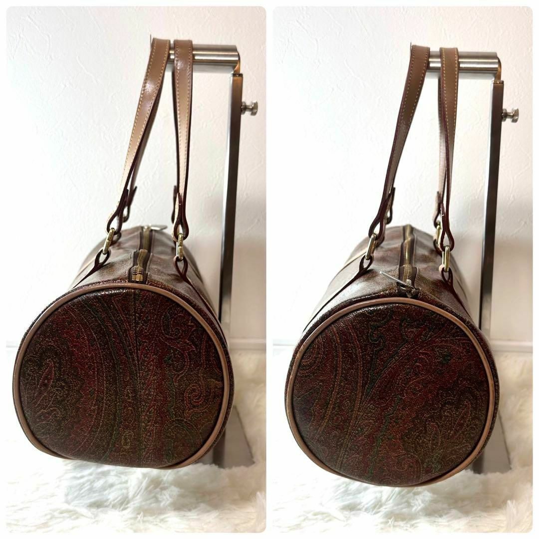 ETRO(エトロ)のエトロ　ミニボストンバッグ　ハンドバッグ　 ペイズリー　ドラム型 レディースのバッグ(ハンドバッグ)の商品写真