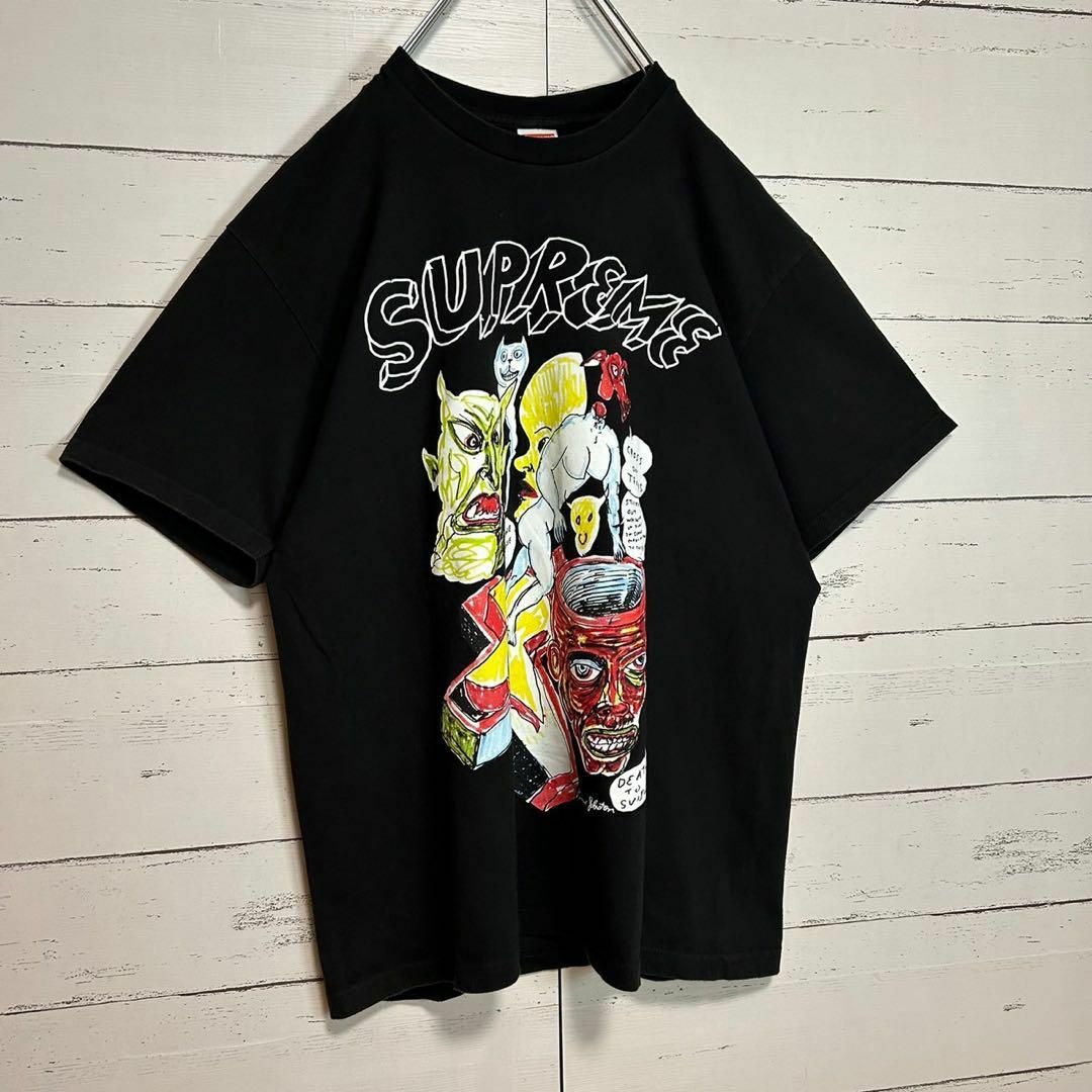 Supreme(シュプリーム)の【希少モデル】シュプリーム☆センターアーチロゴ Tシャツ 即完売 黒 Lサイズ メンズのトップス(Tシャツ/カットソー(半袖/袖なし))の商品写真