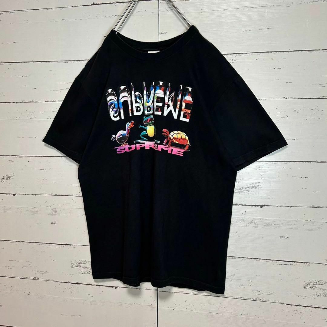 Supreme(シュプリーム)の【希少モデル】シュプリーム☆センターアーチロゴ Tシャツ 即完売 黒 Lサイズ メンズのトップス(Tシャツ/カットソー(半袖/袖なし))の商品写真