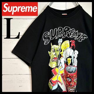 シュプリーム(Supreme)の【希少モデル】シュプリーム☆センターアーチロゴ Tシャツ 即完売 黒 Lサイズ(Tシャツ/カットソー(半袖/袖なし))