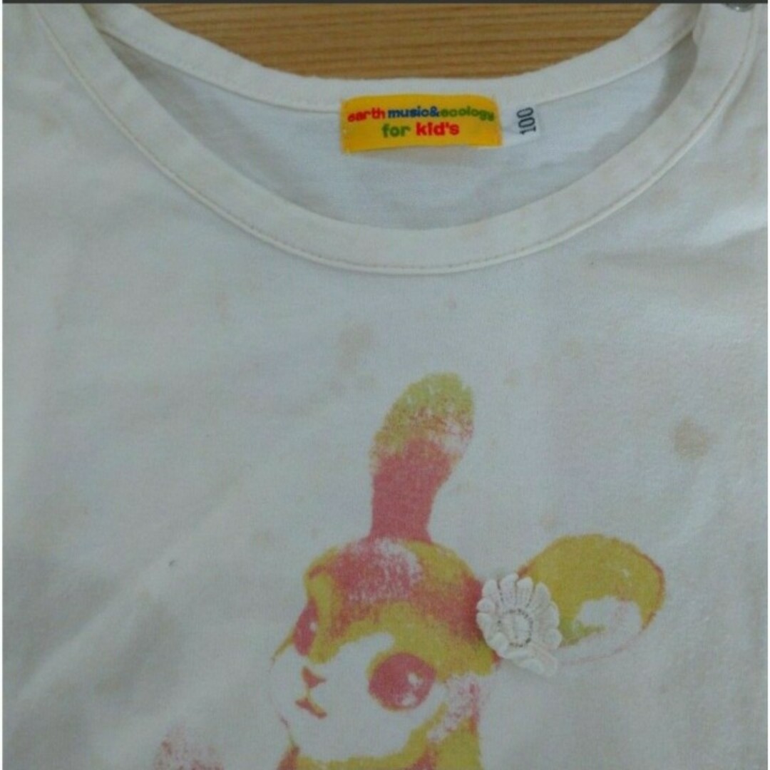 earth music & ecology(アースミュージックアンドエコロジー)の半袖Tシャツ　100cm キッズ/ベビー/マタニティのキッズ服男の子用(90cm~)(Tシャツ/カットソー)の商品写真