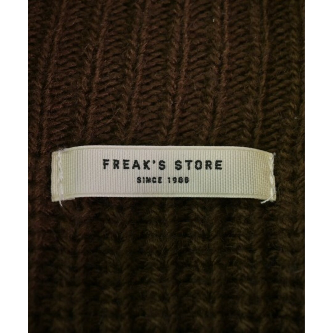 FREAK'S STORE(フリークスストア)のFREAK'S STORE フリークスストア ニット・セーター F 茶 【古着】【中古】 レディースのトップス(ニット/セーター)の商品写真