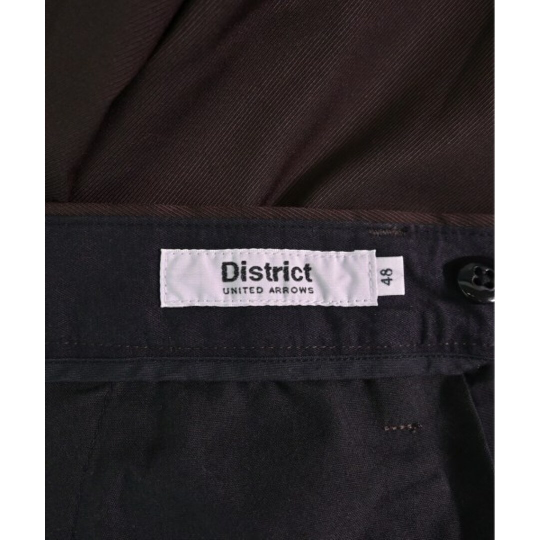 District(ディストリクト)のDISTRICT ディストリクト スラックス 48(L位) 茶 【古着】【中古】 メンズのパンツ(スラックス)の商品写真