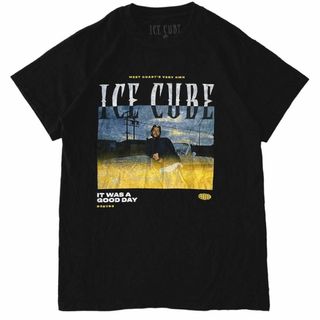 ミュージックティー(MUSIC TEE)のICE CUBE ヒップホップ バンド半袖Tシャツ ラッパー US古着 x54(Tシャツ/カットソー(半袖/袖なし))