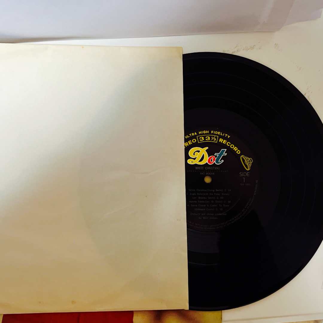 Victor(ビクター)のPAT BOONE  パット・ブーン　WHITE CHRISTMAS レコード エンタメ/ホビーのCD(ポップス/ロック(洋楽))の商品写真