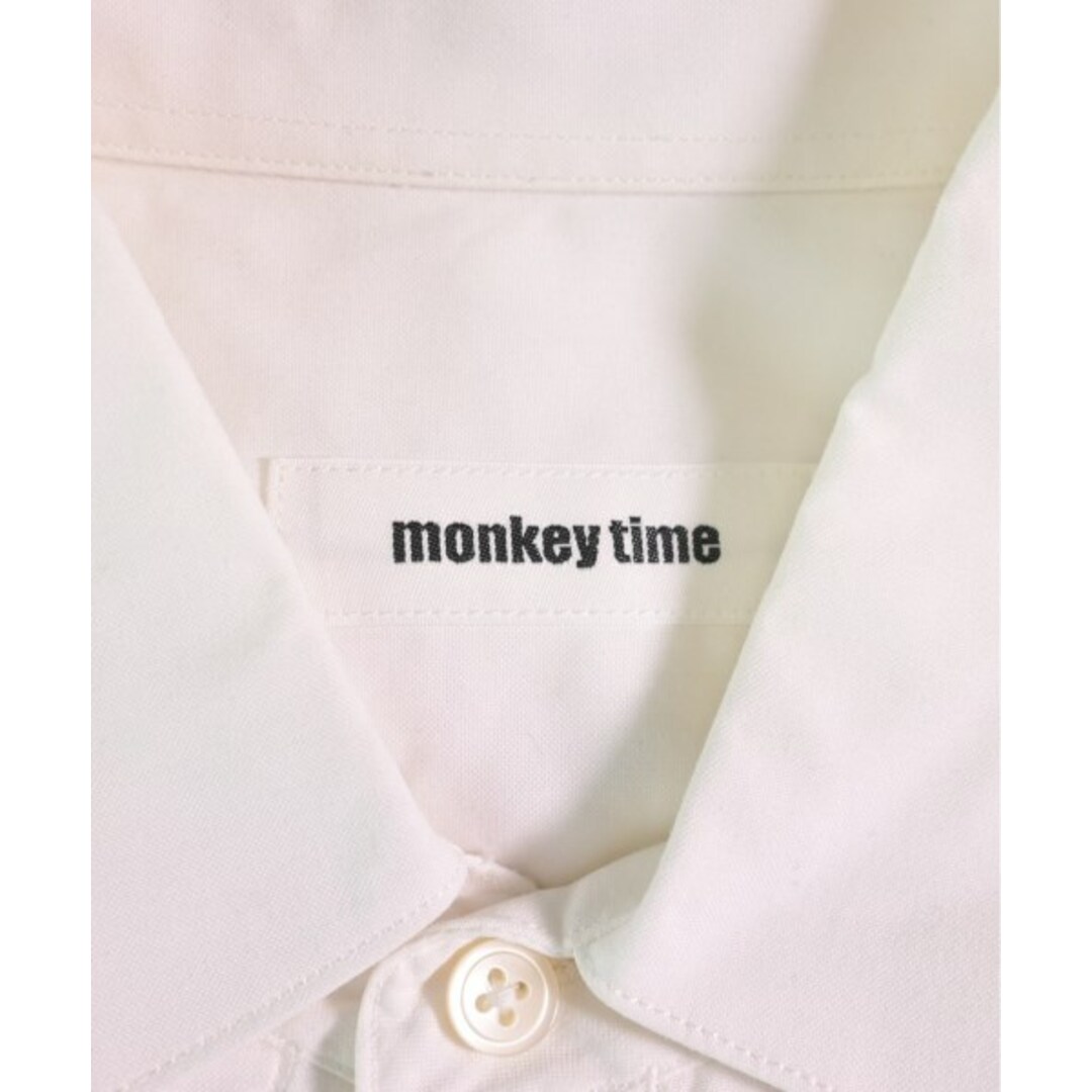 MONKEY TIME モンキータイム カジュアルシャツ S 白 【古着】【中古】 メンズのトップス(シャツ)の商品写真