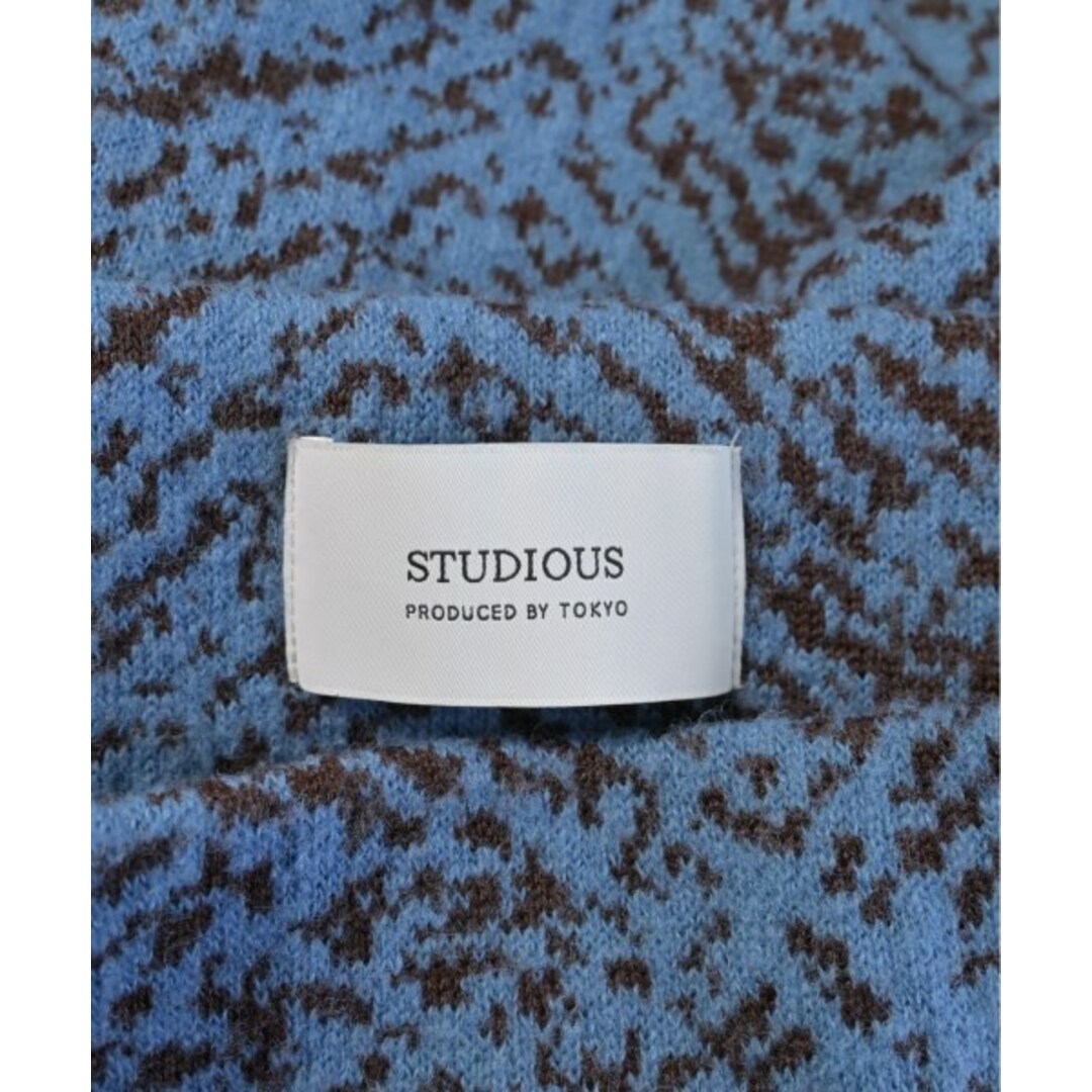 STUDIOUS(ステュディオス)のSTUDIOUS ステュディオス ロング・マキシ丈スカート F 青x茶(総柄) 【古着】【中古】 レディースのスカート(ロングスカート)の商品写真