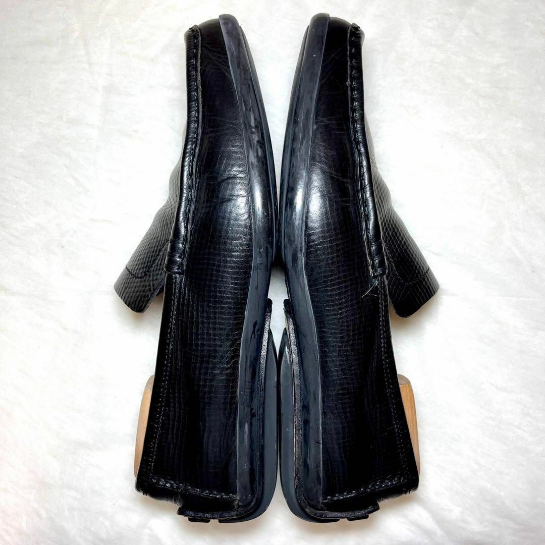 Gucci(グッチ)のグッチ　ローファー　ドライビングシューズ　ブラック　43 1/2 メンズの靴/シューズ(ブーツ)の商品写真