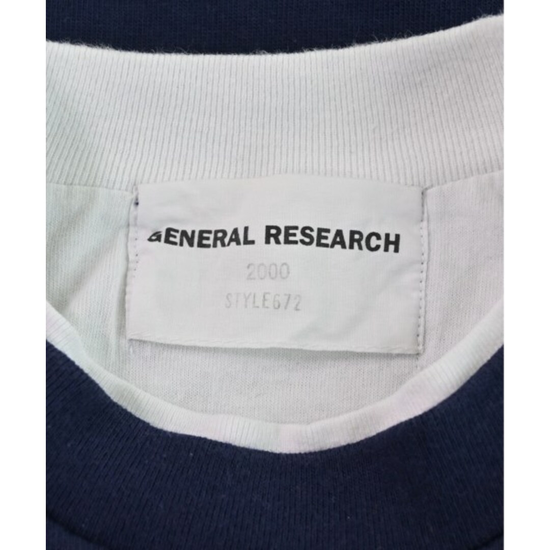 General Research(ジェネラルリサーチ)のGENERAL RESEARCH Tシャツ・カットソー L 紺 【古着】【中古】 メンズのトップス(Tシャツ/カットソー(半袖/袖なし))の商品写真