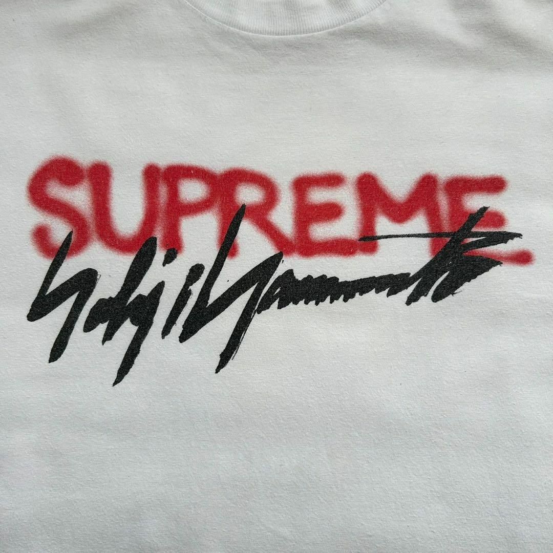 Supreme(シュプリーム)の【希少XL】シュプリーム×ヨウジヤマモト☆超人気コラボ センターロゴ Tシャツ メンズのトップス(Tシャツ/カットソー(半袖/袖なし))の商品写真