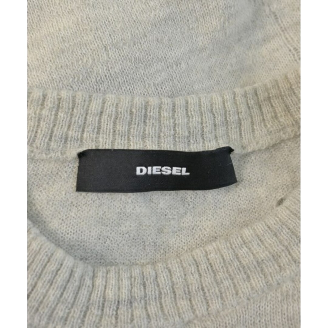 DIESEL(ディーゼル)のDIESEL ディーゼル ニット・セーター S グレー 【古着】【中古】 レディースのトップス(ニット/セーター)の商品写真