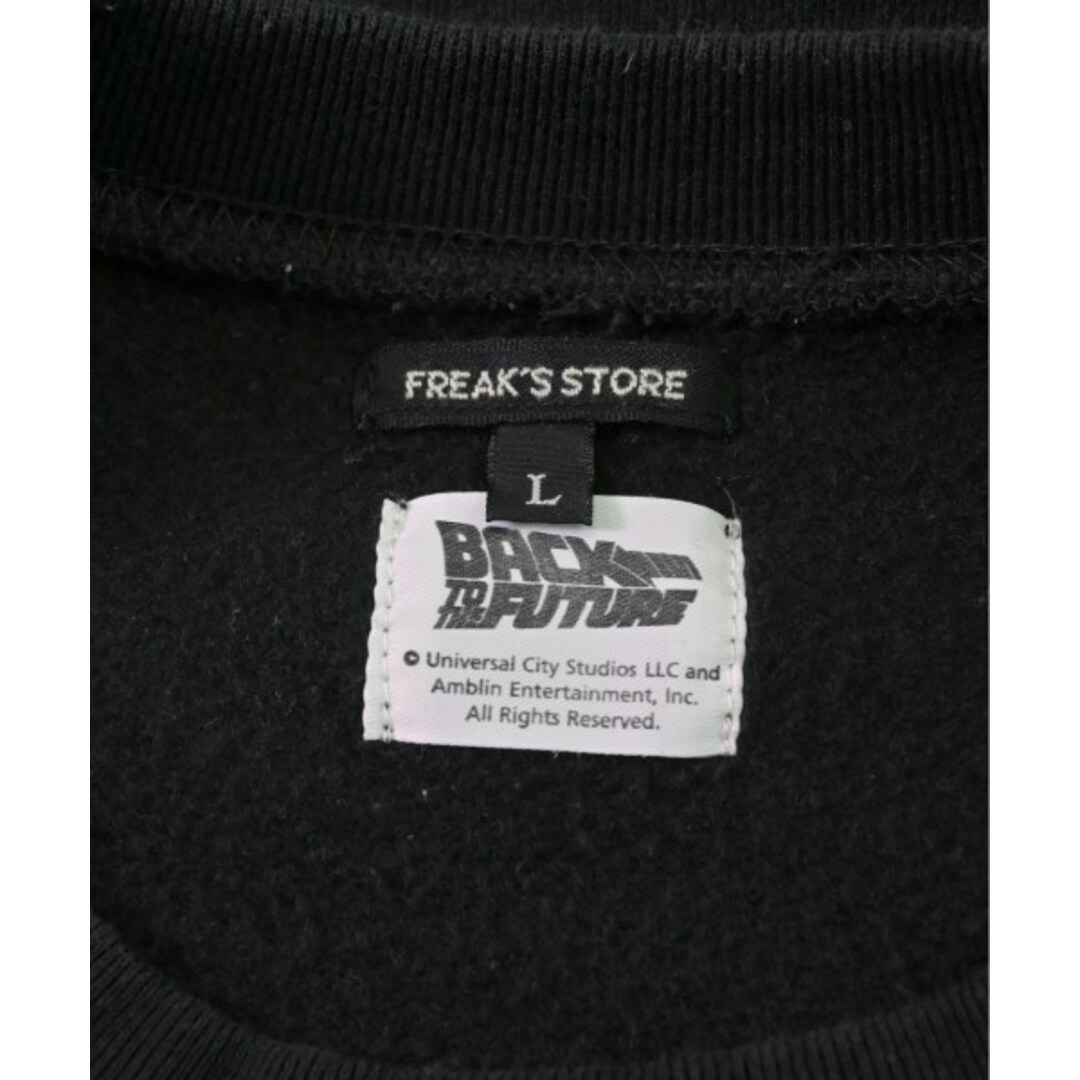 FREAK'S STORE(フリークスストア)のFREAK'S STORE フリークスストア スウェット L 黒 【古着】【中古】 メンズのトップス(スウェット)の商品写真