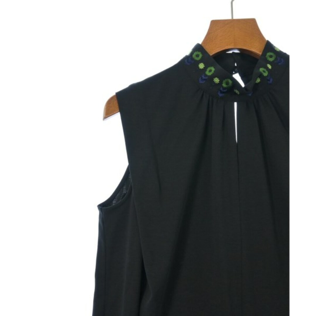 Mame Kurogouchi Tシャツ・カットソー 1(S位) 黒 【古着】【中古】 レディースのトップス(カットソー(半袖/袖なし))の商品写真