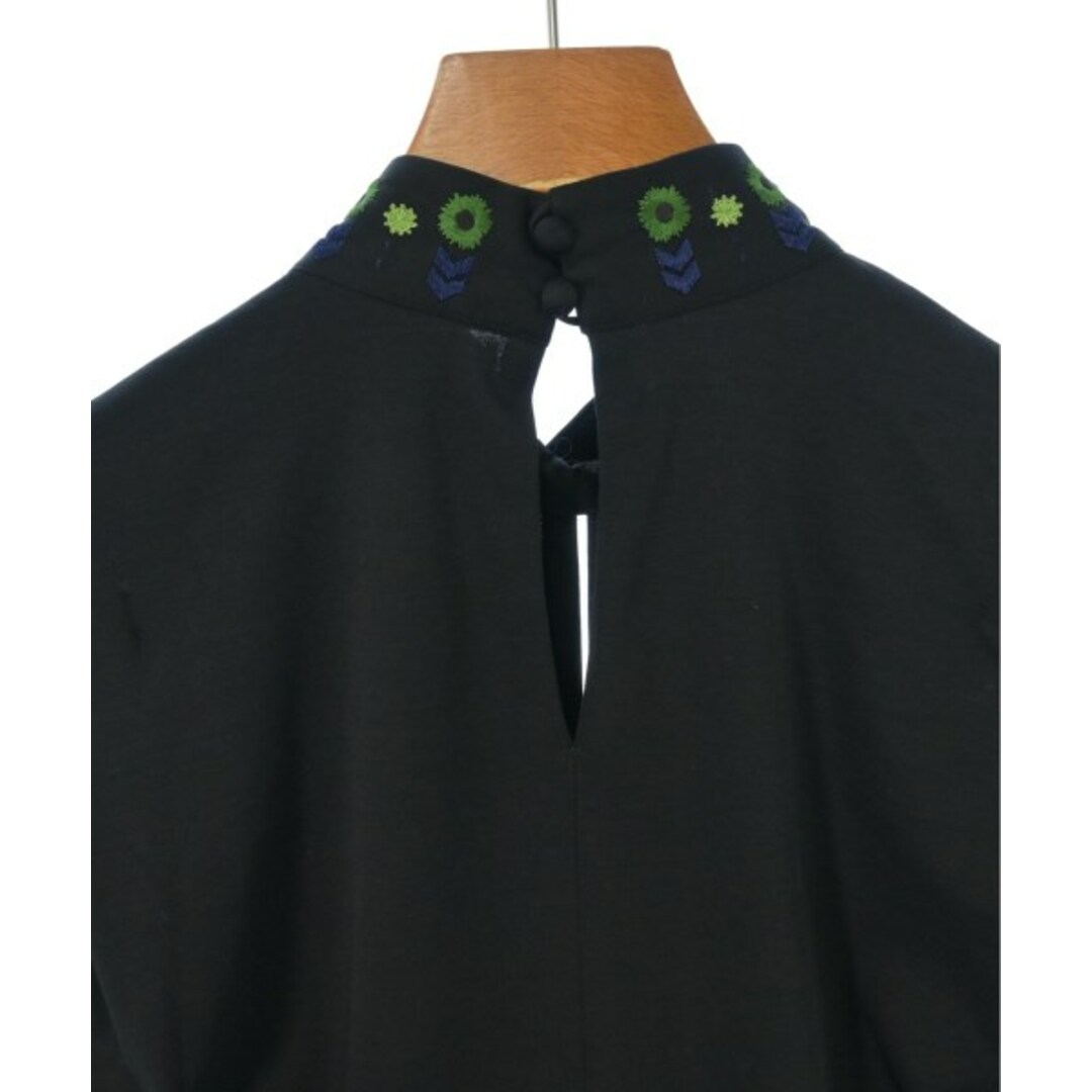 Mame Kurogouchi Tシャツ・カットソー 1(S位) 黒 【古着】【中古】 レディースのトップス(カットソー(半袖/袖なし))の商品写真