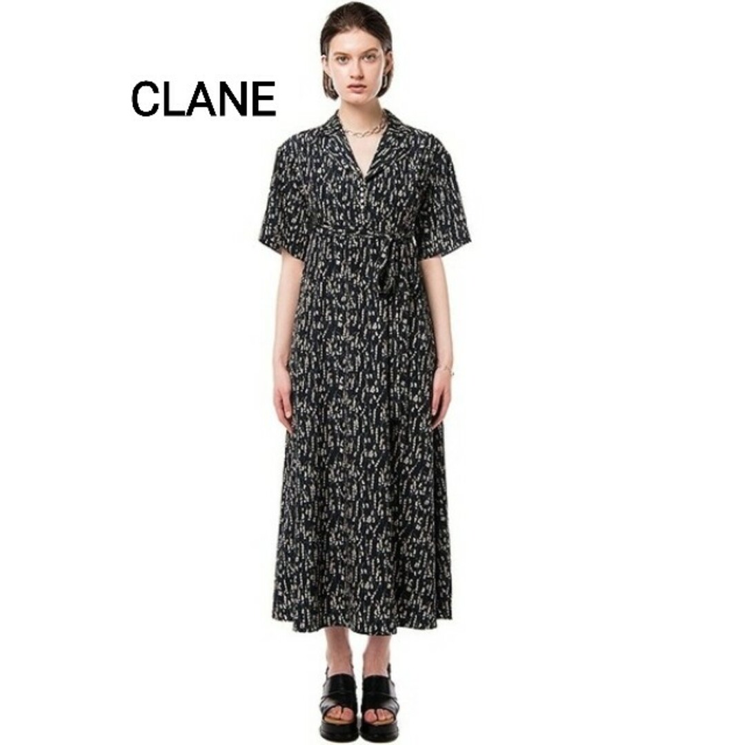 CLANE(クラネ)の美品 CLANE クラネ　サルビアフラワーワンピース レディースのワンピース(ロングワンピース/マキシワンピース)の商品写真