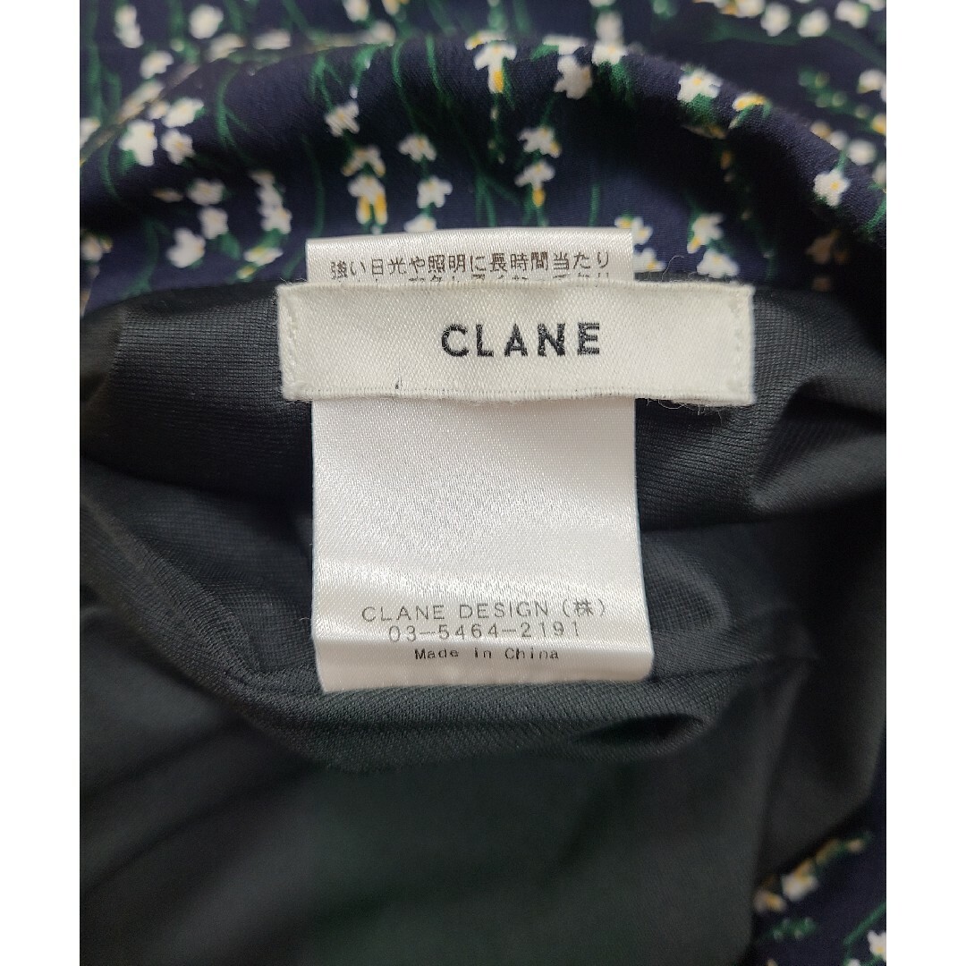 CLANE(クラネ)の美品 CLANE クラネ　サルビアフラワーワンピース レディースのワンピース(ロングワンピース/マキシワンピース)の商品写真