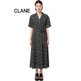 クラネ(CLANE)の美品 CLANE クラネ　サルビアフラワーワンピース(ロングワンピース/マキシワンピース)