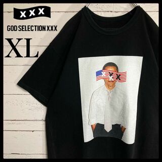 ゴッドセレクショントリプルエックス(GOD SELECTION XXX)の【希少XLサイズ】ゴッドセレクション☆超希少 オバマ大統領 Tシャツ 入手困難(Tシャツ/カットソー(半袖/袖なし))