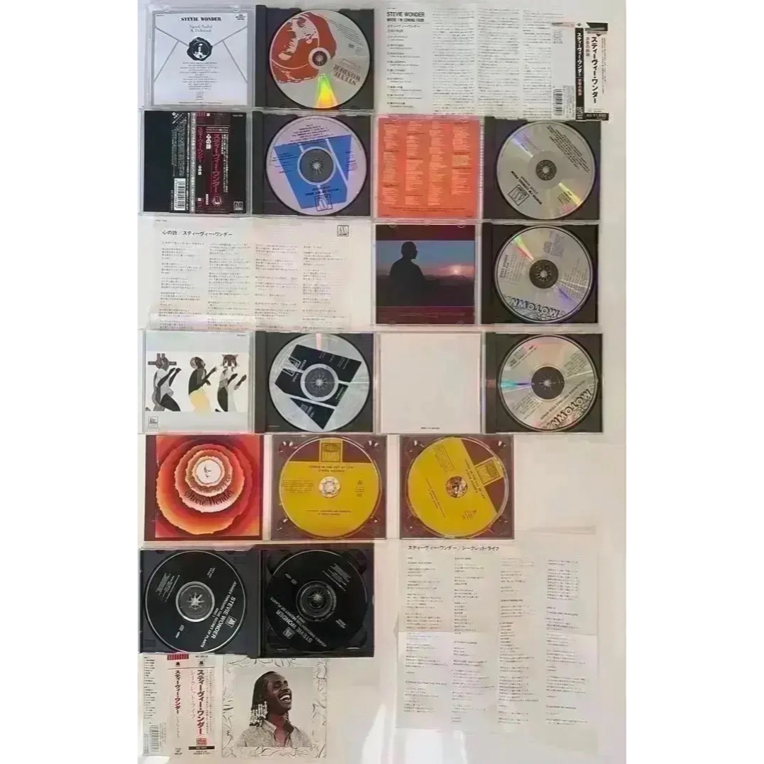 スティーヴィー・ワンダー CDアルバム大量セット エンタメ/ホビーのCD(R&B/ソウル)の商品写真
