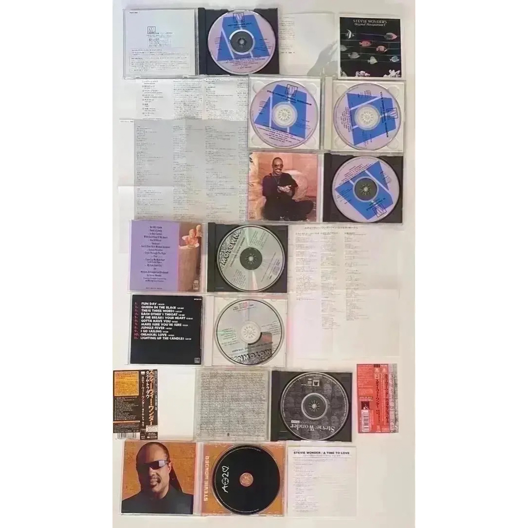 スティーヴィー・ワンダー CDアルバム大量セット エンタメ/ホビーのCD(R&B/ソウル)の商品写真