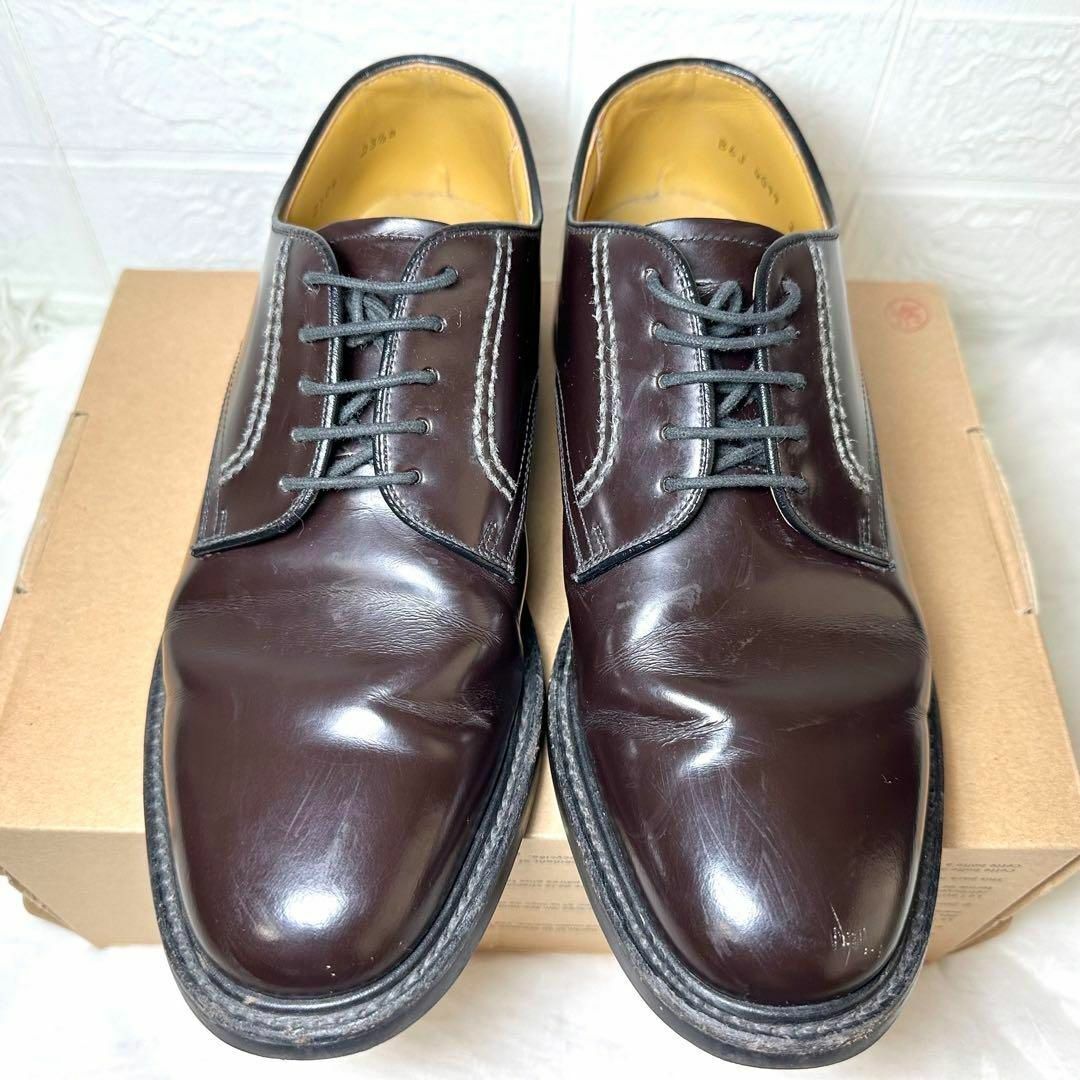 REGAL(リーガル)のリーガル ドレスシューズ　プレーントゥ　ダークブラウン　23.5cm 本革 レディースの靴/シューズ(ローファー/革靴)の商品写真