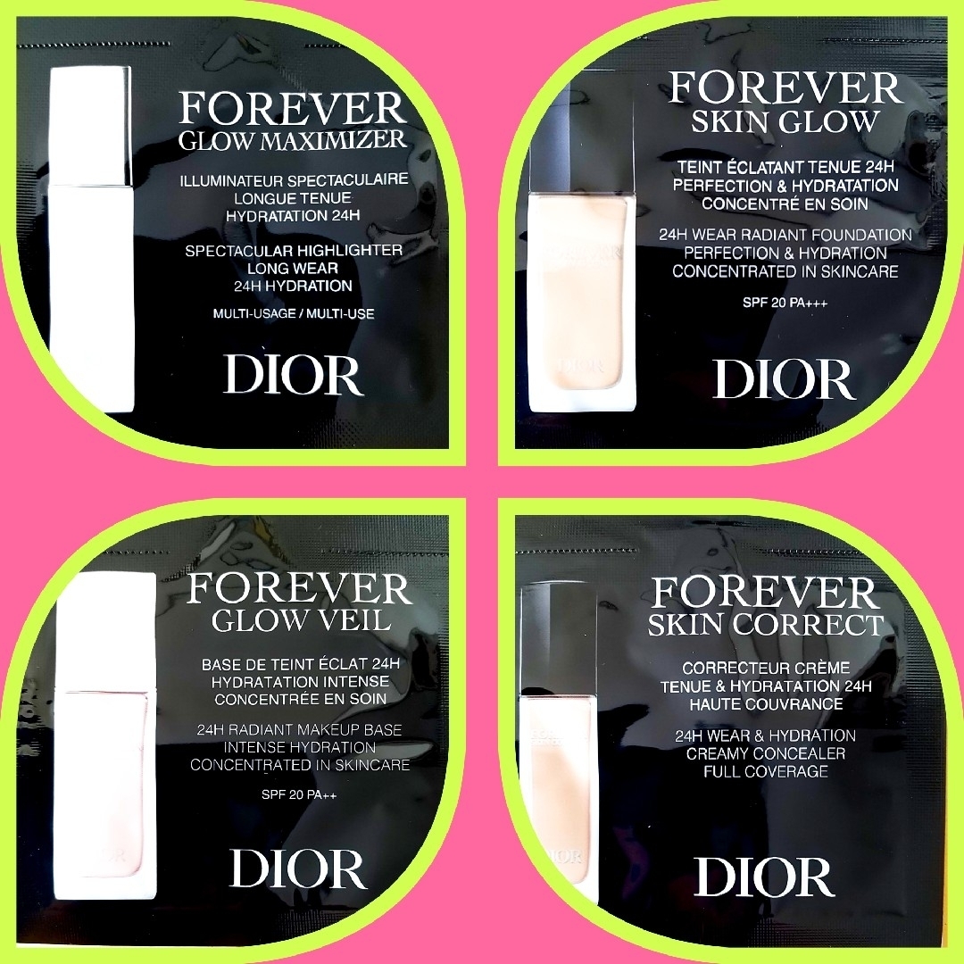 Dior(ディオール)のDIOR　ディオールスキン　フォーエヴァー　1本　&　5包 コスメ/美容のベースメイク/化粧品(ファンデーション)の商品写真