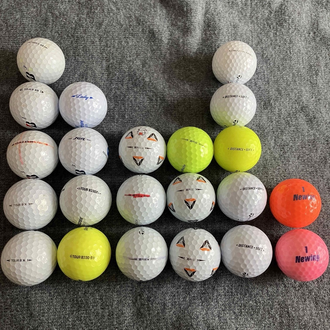 BRIDGESTONE(ブリヂストン)のゴルフボール ブリヂストン、テイラーメイド、Newing 22球 スポーツ/アウトドアのゴルフ(その他)の商品写真