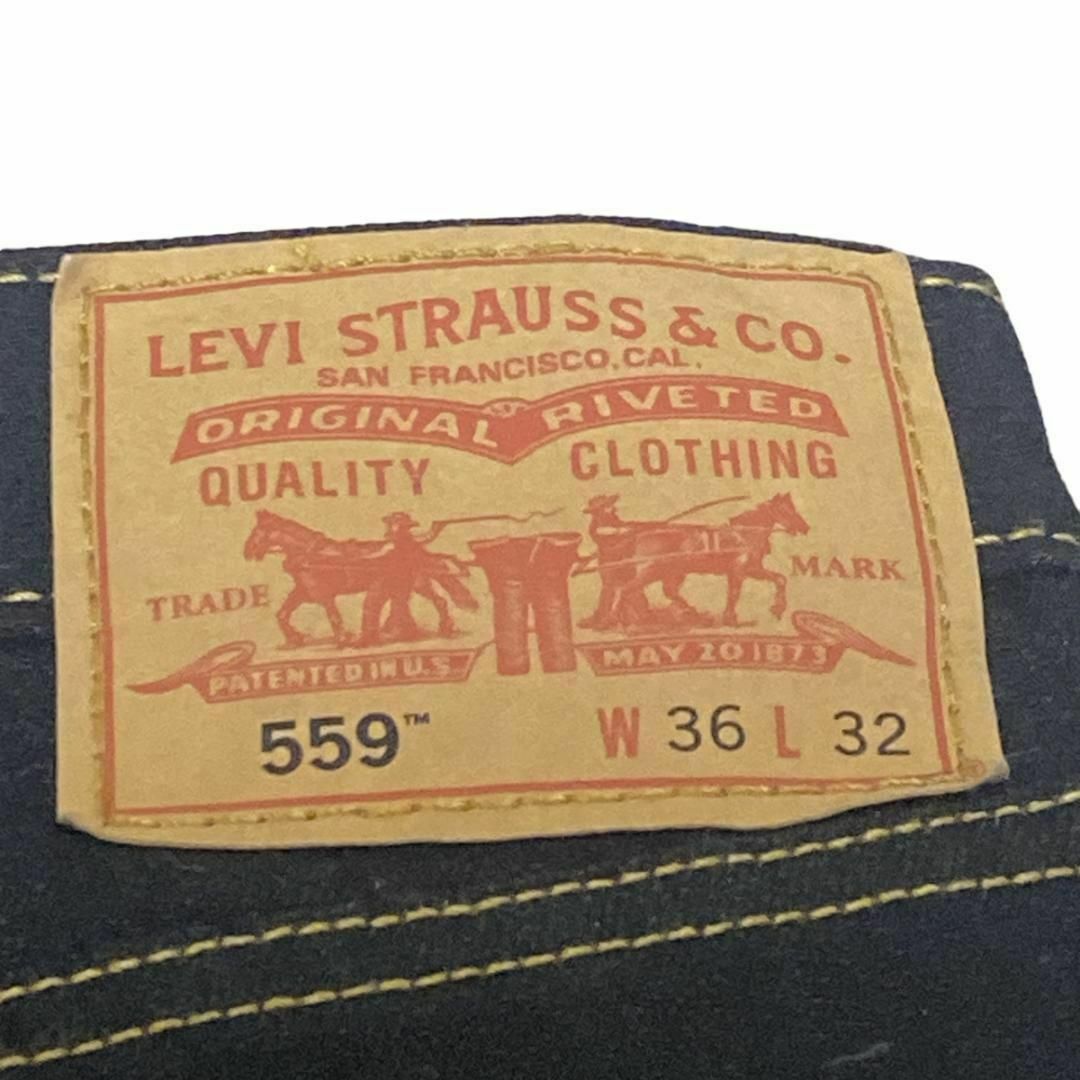 Levi's(リーバイス)のリーバイス559 W36 極太 ブラックデニム ジーンズ ストレート s21 メンズのパンツ(デニム/ジーンズ)の商品写真