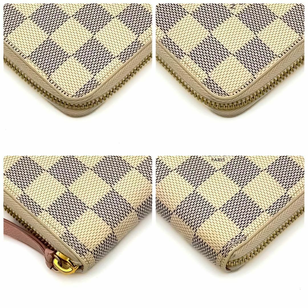 LOUIS VUITTON(ルイヴィトン)の【極美品】ルイヴィトン ダミエ ポルトフォイユ クレマンス ローズバレリーヌ レディースのファッション小物(財布)の商品写真