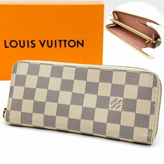 ルイヴィトン(LOUIS VUITTON)の【極美品】ルイヴィトン ダミエ ポルトフォイユ クレマンス ローズバレリーヌ(財布)