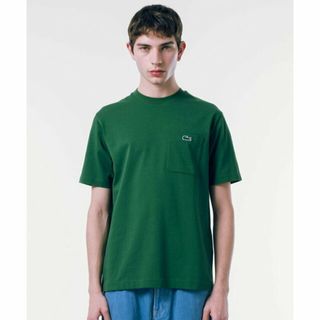 ラコステ(LACOSTE)の【グリーン】アウトラインクロックポケット半袖Tシャツ(その他)
