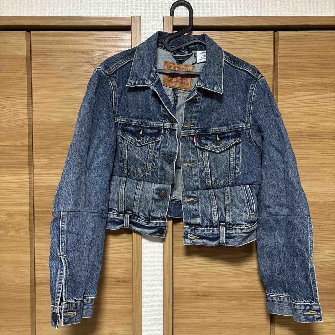 VETEMENTS(ヴェトモン)のVetements × Levi's 再構築デニムジャケット メンズのジャケット/アウター(Gジャン/デニムジャケット)の商品写真