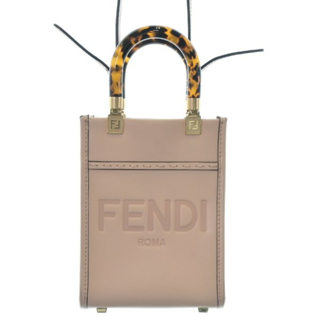 FENDI(フェンディ)のFENDI フェンディ ショルダーバッグ - ピンクベージュ 【古着】【中古】 レディースのバッグ(ショルダーバッグ)の商品写真