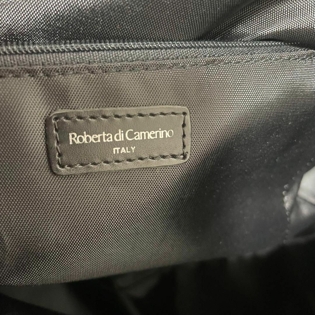 ROBERTA DI CAMERINO(ロベルタディカメリーノ)のロベルタディカメリーノ　トートバッグ　ハンドバッグ　黒　肩掛け可能 レディースのバッグ(トートバッグ)の商品写真