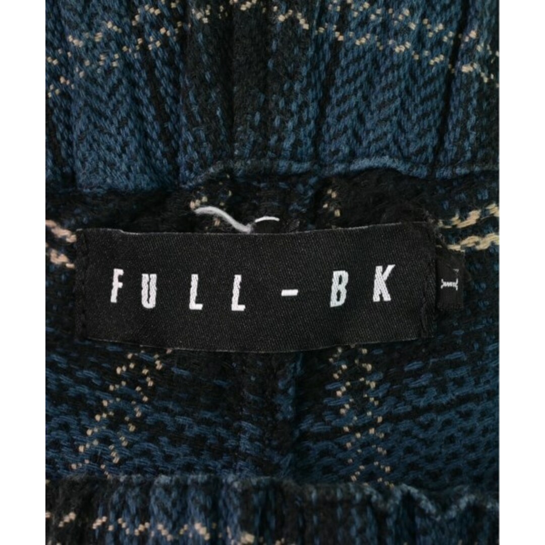 FULL-BK(フルビーケー)のFULL-BK フルビーケー パンツ（その他） L 青系x黒xベージュ(総柄) 【古着】【中古】 メンズのパンツ(その他)の商品写真