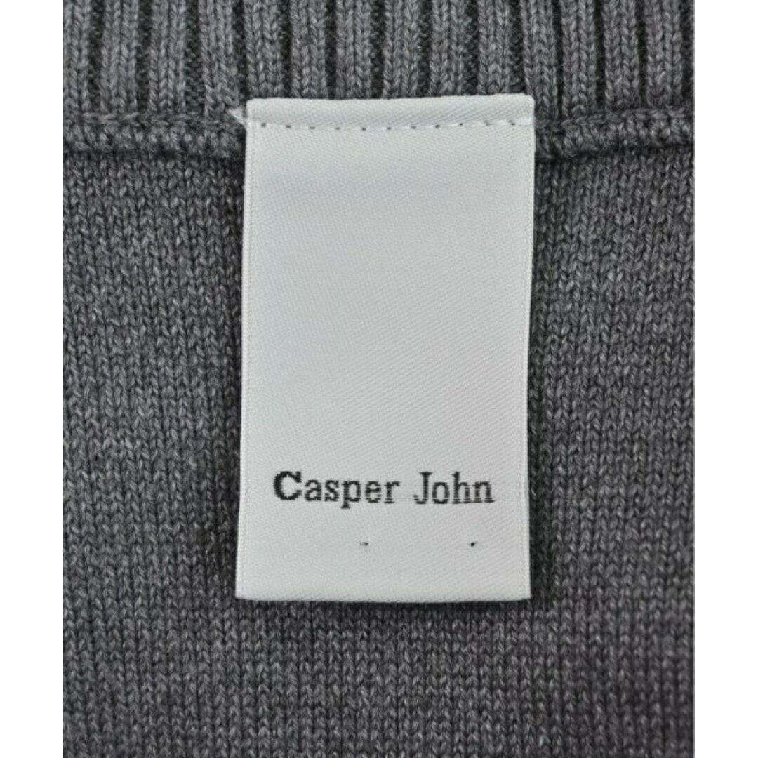 Casper John(キャスパージョン)のCasper John キャスパージョン ニット・セーター L グレー 【古着】【中古】 メンズのトップス(ニット/セーター)の商品写真