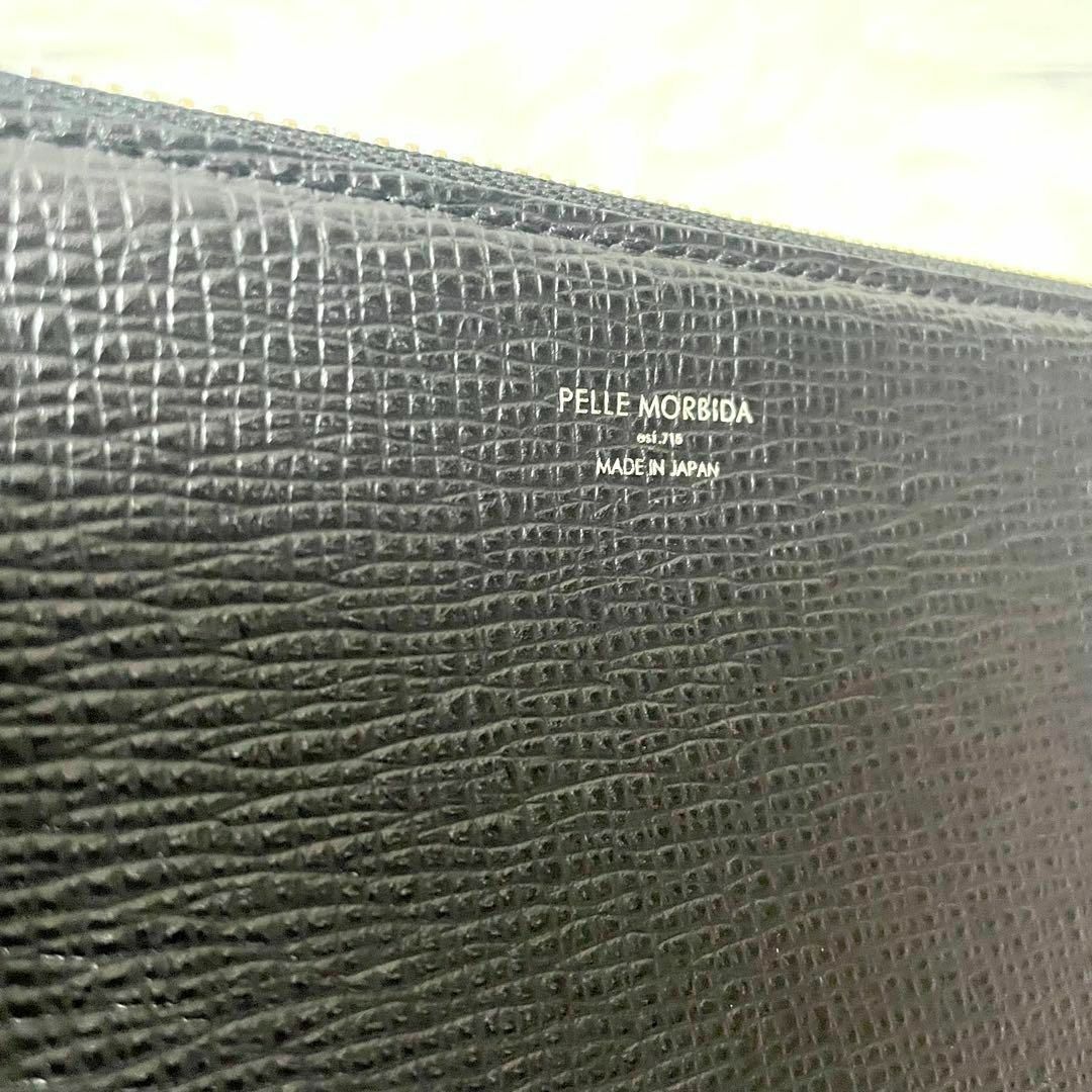 極美品★ペッレモルビダ　クラッチバッグ　黒　レザー　本革 メンズのバッグ(その他)の商品写真