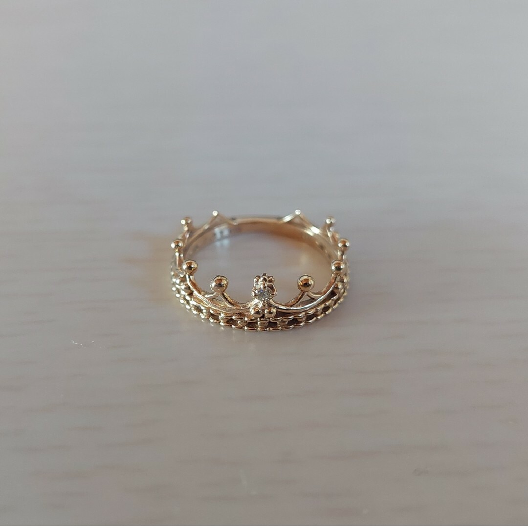 NOJESS ノジェス ♡ クラウンダイヤモンドピンキーリング 1号 NOJESS ノジェス ♡ クラウンダイヤモンドピンキーリング 1号