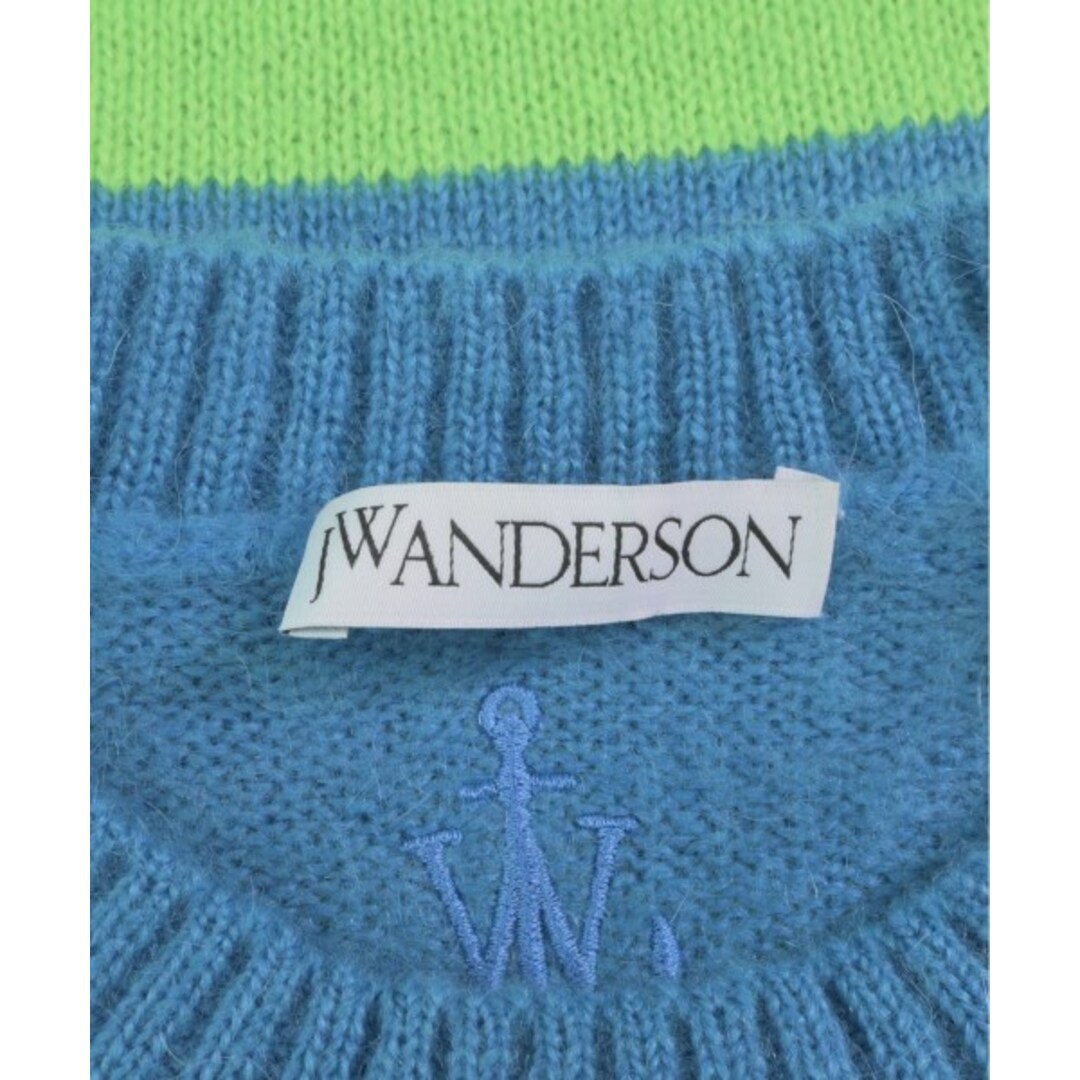 J.W.ANDERSON - JW Anderson ニット・セーター M 青x蛍光 J.W.ANDERSON - JW Anderson ニット・セーター M 青x蛍光